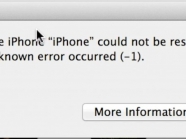 Cách Fix lỗi 1 khi restore iPhone 5, 5s thành công bất ngờ