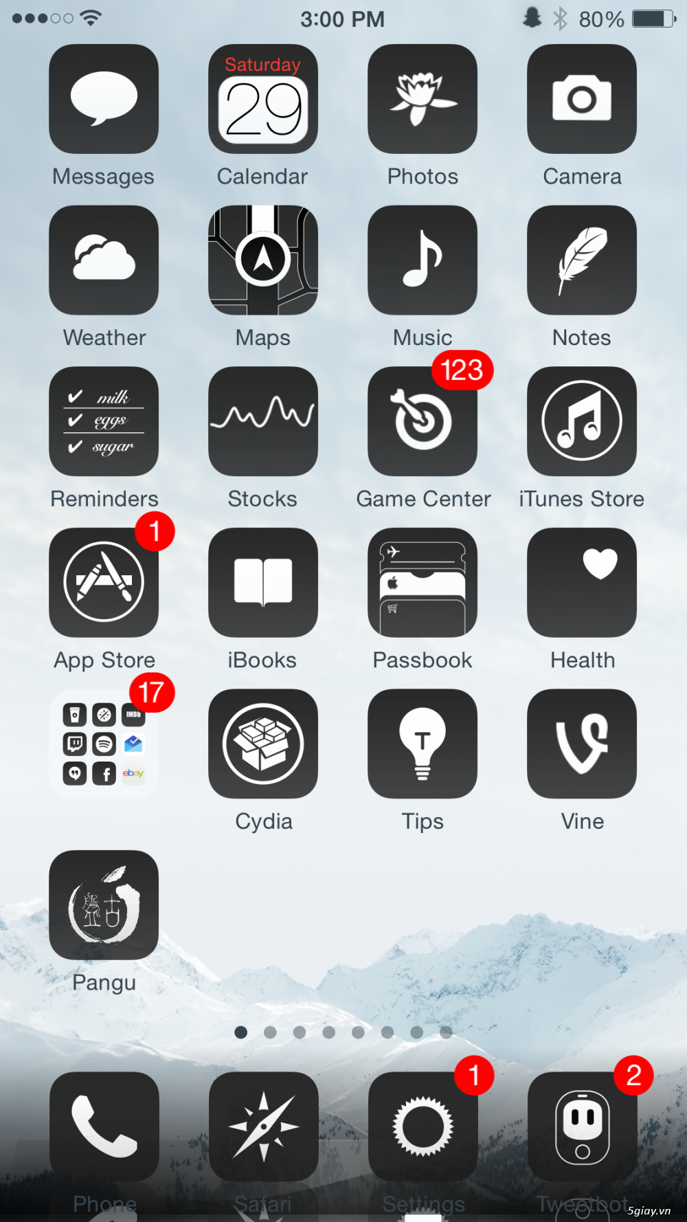 Tổng hợp một số theme đẹp trên iOS 10 (Phần 1) – Hoàng Kiên